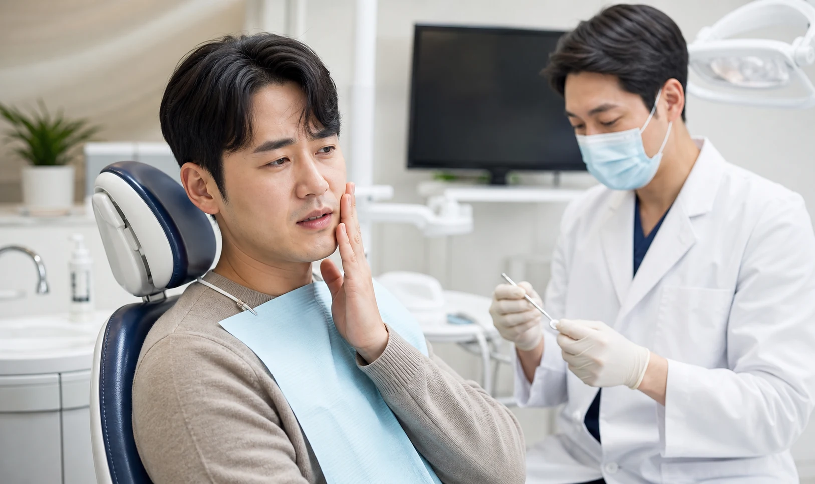 치과 치료비 상담을 위한 진료 장면